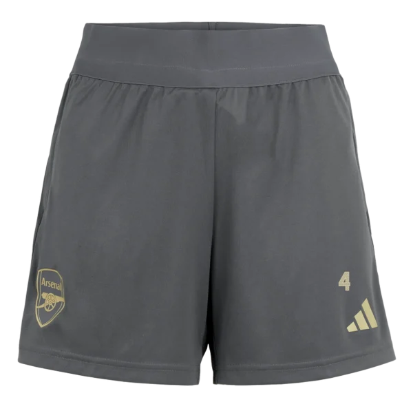 Vielfältige arsenal damen 2324 graue trainingsshorts – ben white Kategorien für Arsenal-Unterstützer