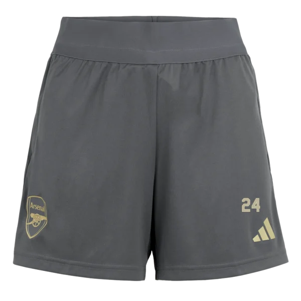 Vielfältige arsenal damen 2324 graue trainingsshorts – reiss nelson Kategorien für Arsenal-Unterstützer