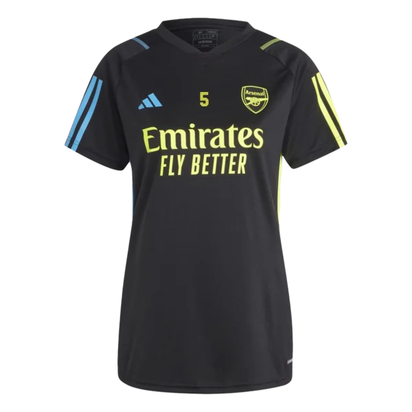 Arsenal Fussball Trikots Shop - Vielfältige arsenal damen 2324 schwarzes trainingsshirt – laia codina Kategorien für Arsenal-Unterstützer Arsenal Trikots