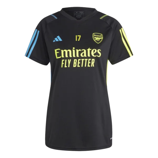 Arsenal Fussball Trikots Shop - Vielfältige arsenal damen 2324 schwarzes trainingsshirt – lina hurtig Kategorien für Arsenal-Unterstützer Arsenal Trikots