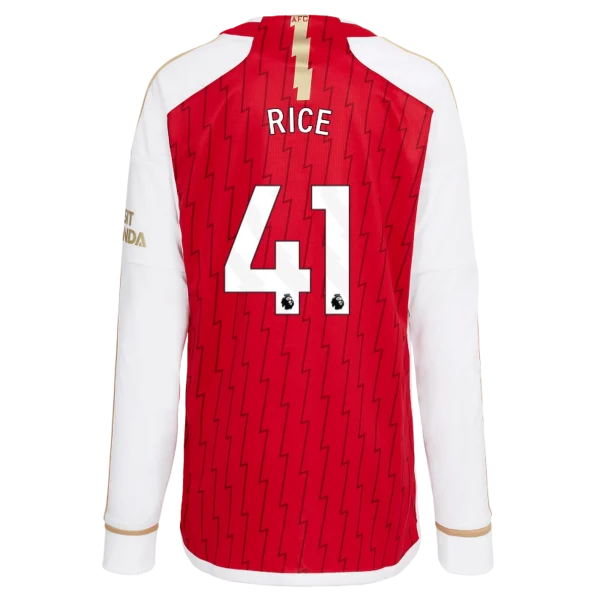 Arsenal Fussball Trikots Shop - Vielfältige arsenal junior 2324 langärmliges heimtrikot – declan rice Kategorien für Arsenal-Unterstützer Arsenal Trikots