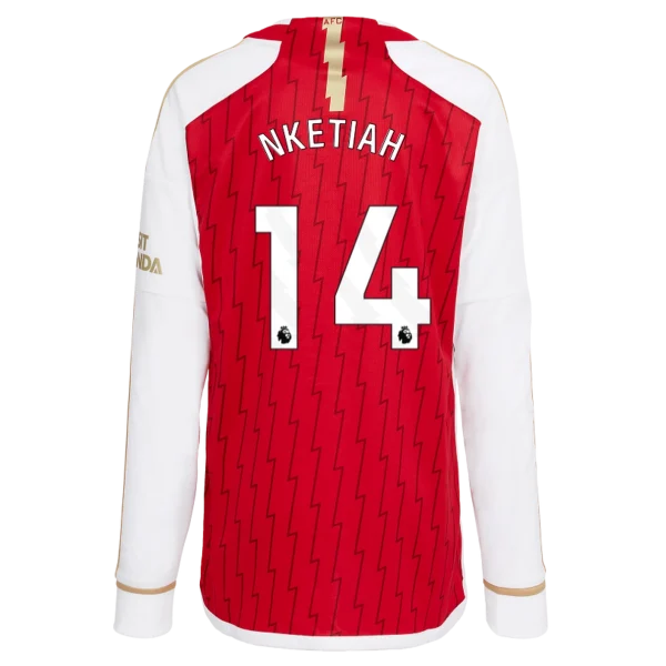 Arsenal Fussball Trikots Shop - Vielfältige arsenal junior 2324 langärmliges heimtrikot – eddie nketiah Kategorien für Arsenal-Unterstützer Arsenal Trikots
